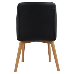 ΠΟΛΥΘΡΟΝΑΚΙ BRISTOL ΜΕ ΥΦΑΣΜΑ ΣΚΟΥΡΟ ΓΚΡΙ Κ PU ΜΑΥΡΟ HM0141.01 57x59x86Υεκ. - Image 5